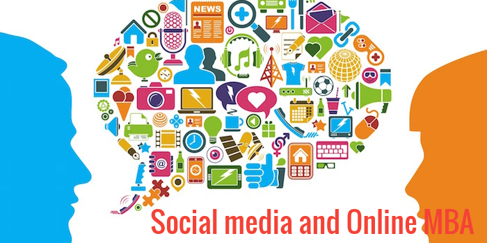 Social media and online MBA